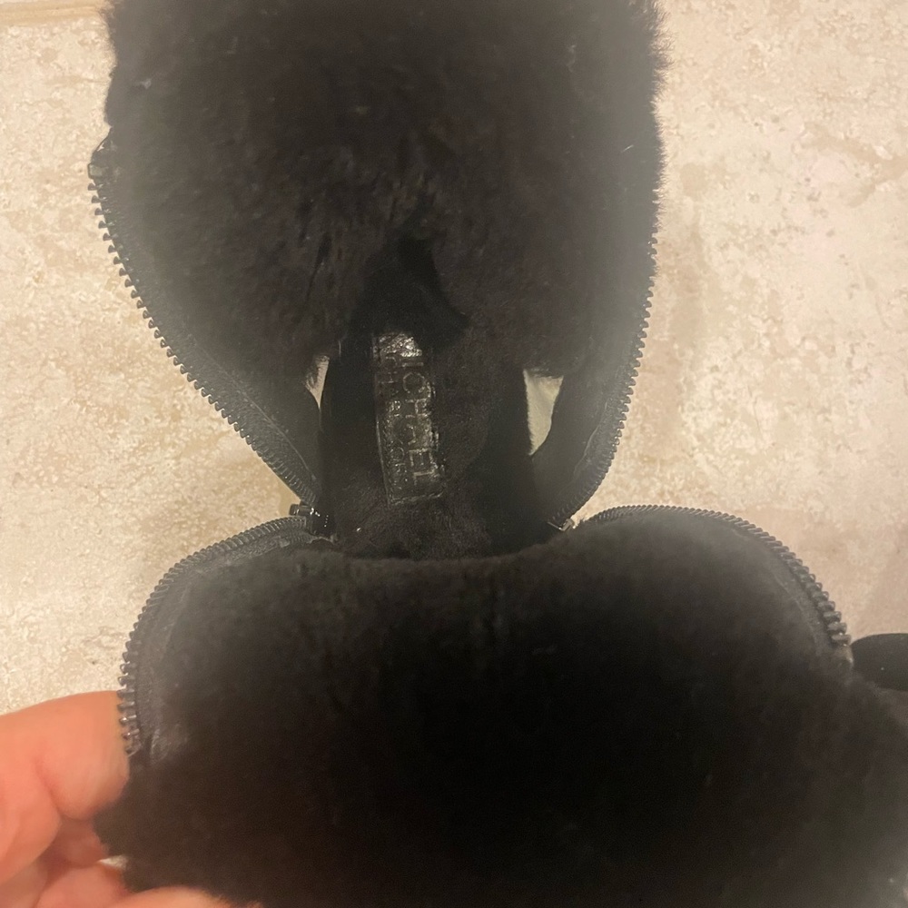Michael Kors fur lined wedge boots - Picture 2 of 4